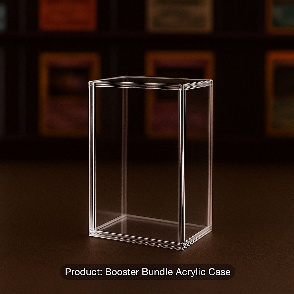 Premium Acrylic Display Case for Booster Bundle