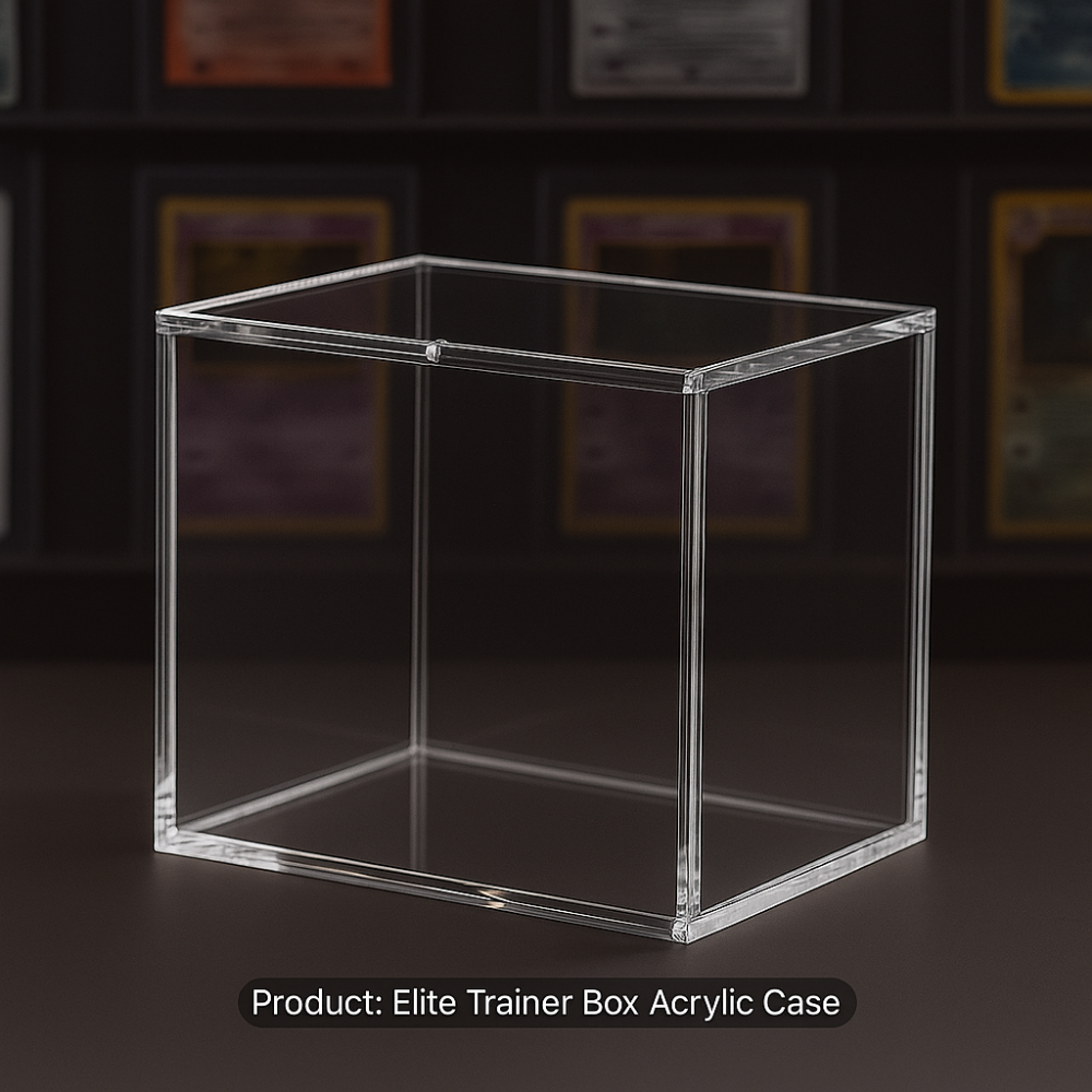 Premium Acrylic Display Case for Elite Trainer Box